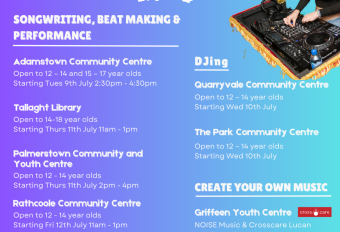 NOISE Music Summer Programmes – Free DJing, songwriting, music production and performance workshops